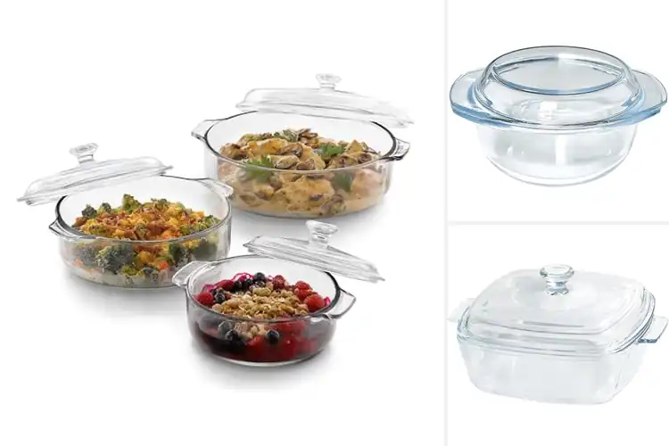 Detailed view of Best Lead Free Tempered Glass Casseroles