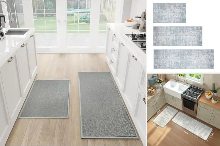 Detailed view of 10 Best Light Grey Kitchen Rugs: Cozy & Stylish