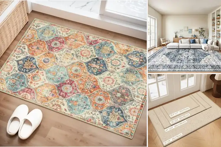 Detailed view of 10 Best Low Profile Rugs That Fit Under Any Door