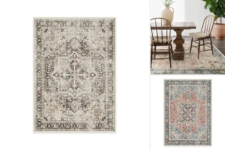 Detailed view of 10 Best Machine Washable Rugs That Stay Fresh & Stylish