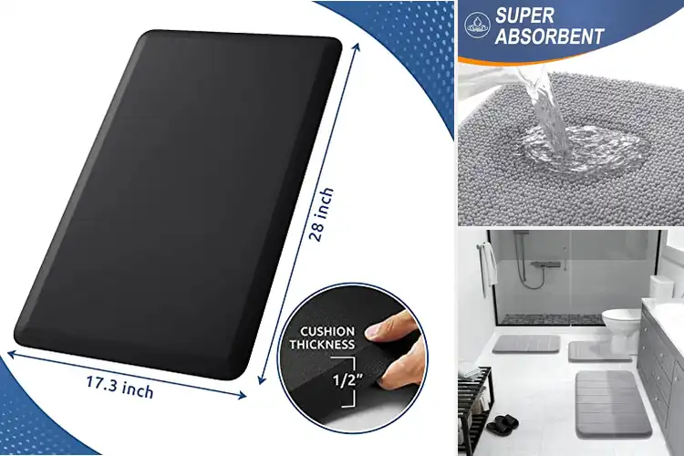 Detailed view of 10 Best Memory Foam Mats That End Foot Pain Fast