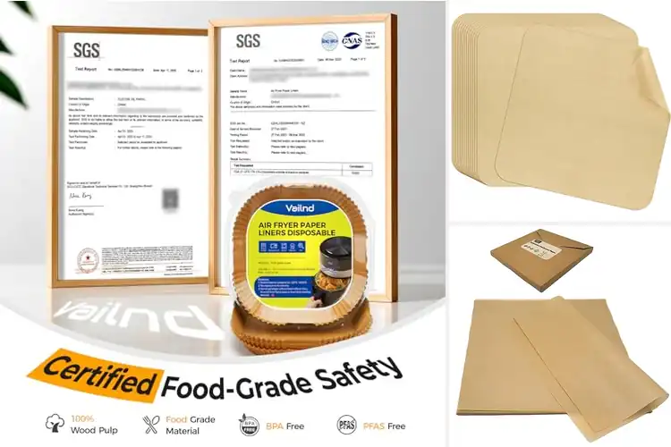 Detailed view of Best Microwave Parchment Paper Liners