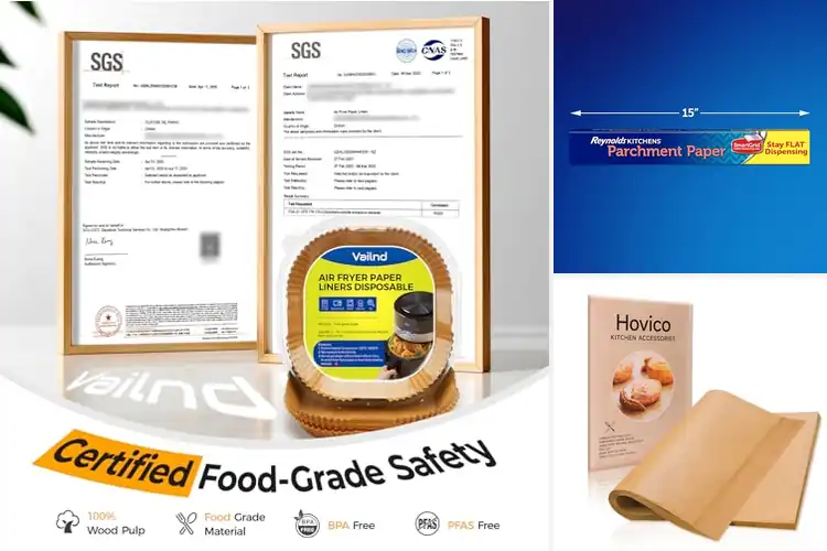 Detailed view of Best Microwave-Safe Parchment Liners