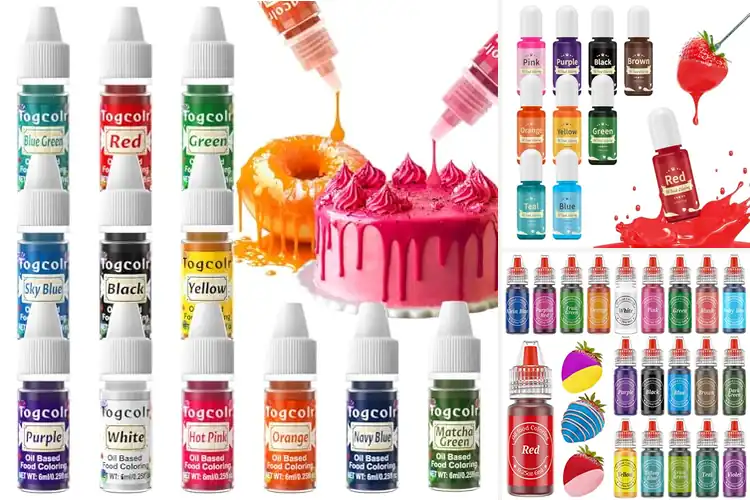 Detailed view of Best Multicolor Oil-Based Food Colorings