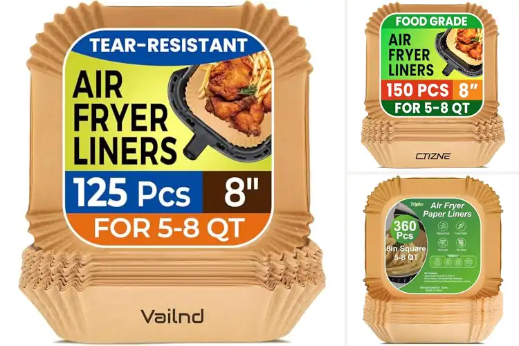 Detailed view of Best Natural Air Fryer Liners