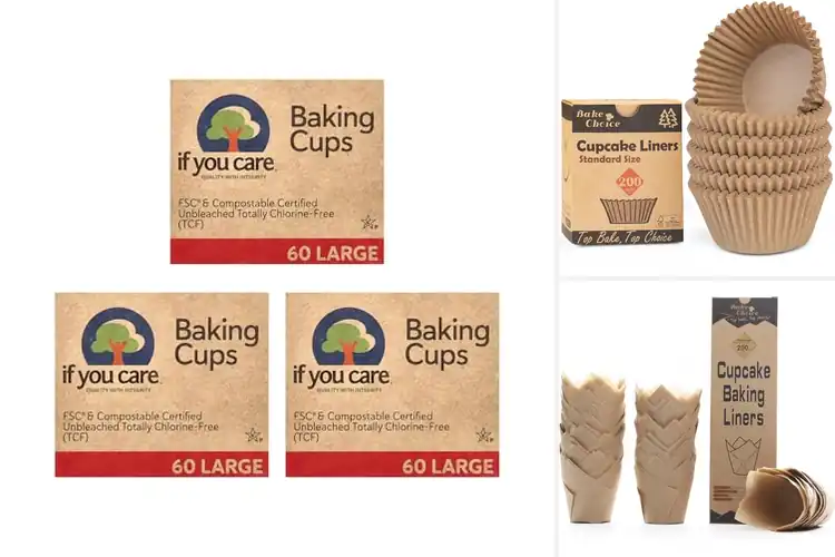 Detailed view of 10 Best Natural Baking Cups for Effortless Muffins