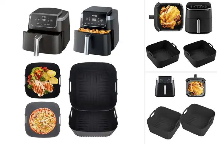 Detailed view of 9 Best Ninja AF161 AF181 AF141 Liners for Easy Cleanup & Cooking