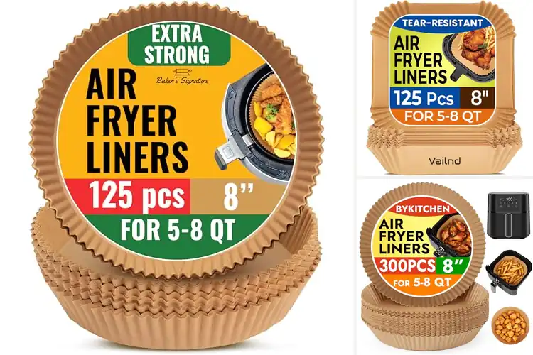 Detailed view of Best Ninja Air Fryer Liners 8 Inch