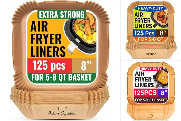Detailed view of 10 Best Non-Stick Air Fryer Liners for Easy Cleanup