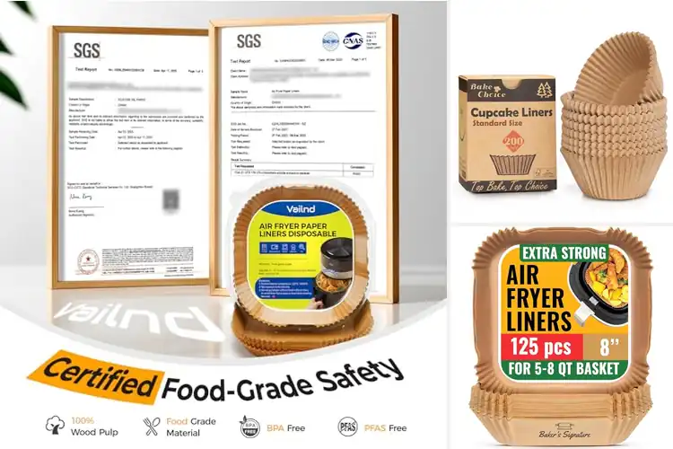 Detailed view of Best Non-Stick Paper Liners