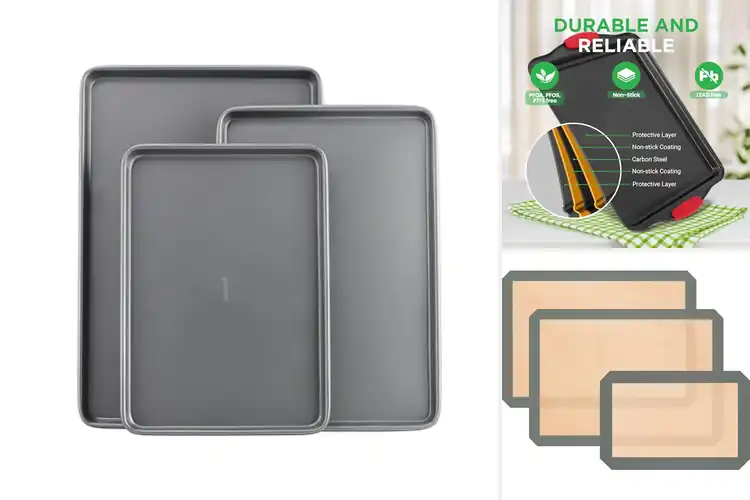 Detailed view of 10 Best Non-Stick Sheets for Hassle-Free Perfect Baking
