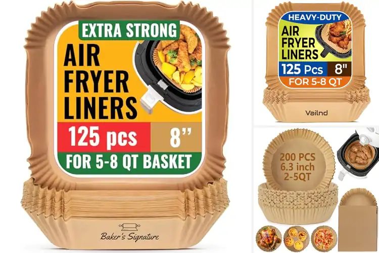 Detailed view of 10 Best Nonstick Air Fryer Liners: Easy Clean