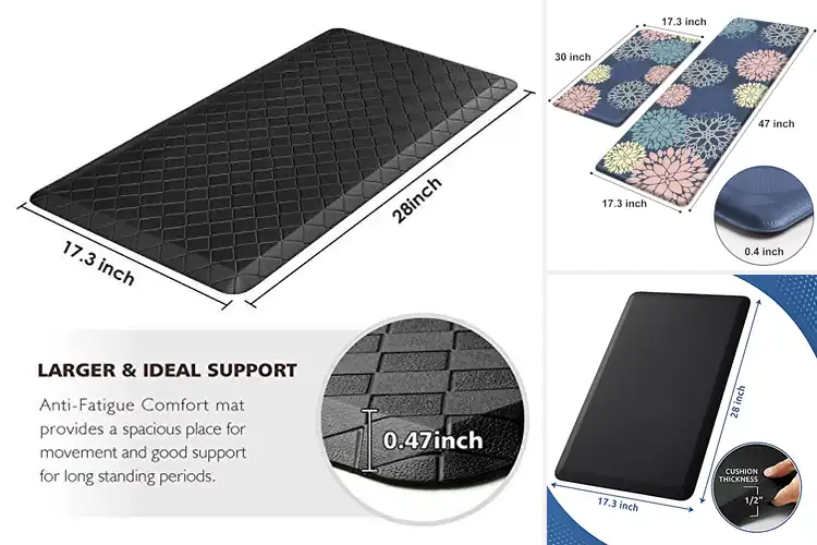 Detailed view of 10 Best Office Kitchen Mats for Comfort & Safety