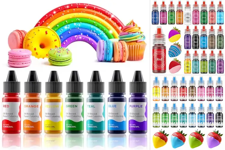 Detailed view of 10 Best Oil-Based Colorings For Chocolates – Bright, Smooth
