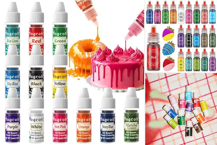 Detailed view of 10 Best Oil-Based Food Colorings: Vibrant Colors