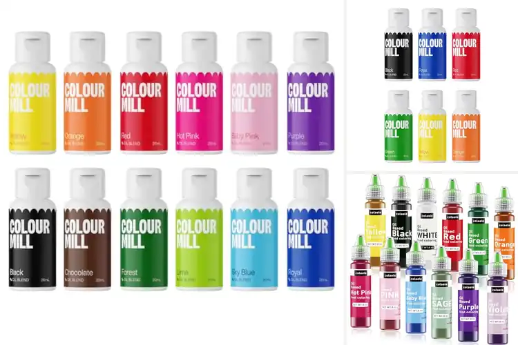 Detailed view of Best Oil Blend Food Colorings