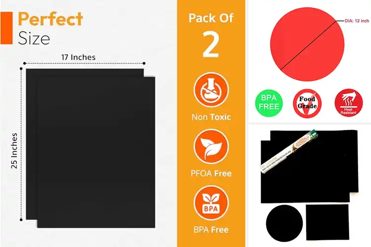 Detailed view of 10 Best Oven And Microwave Liners: Easy Clean & Durable