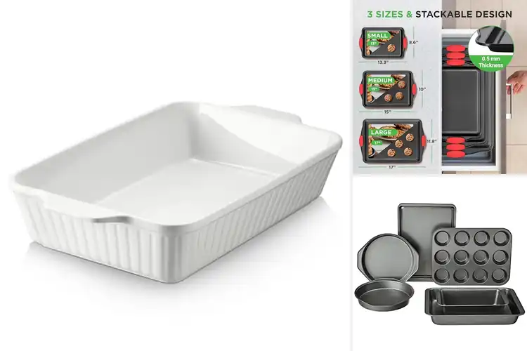 Detailed view of 10 Best Oven-Safe Bakeware: Top Reviews & Tips