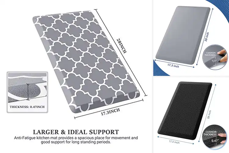 Detailed view of 10 Best Pet Friendly Kitchen Mats for Comfort & Safety