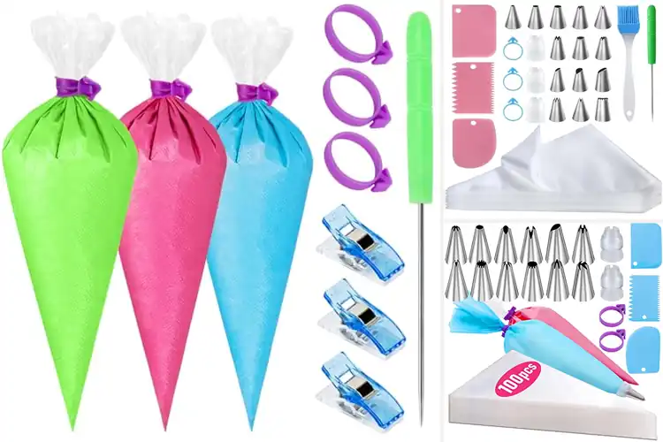 Detailed view of Best Piping Bags Set 100Pcs – Durable, Easy & Anti-Burst