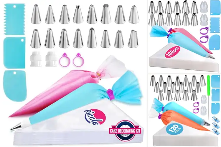 Detailed view of 10 Best Piping Bags Sets for Perfect Cake Decorating