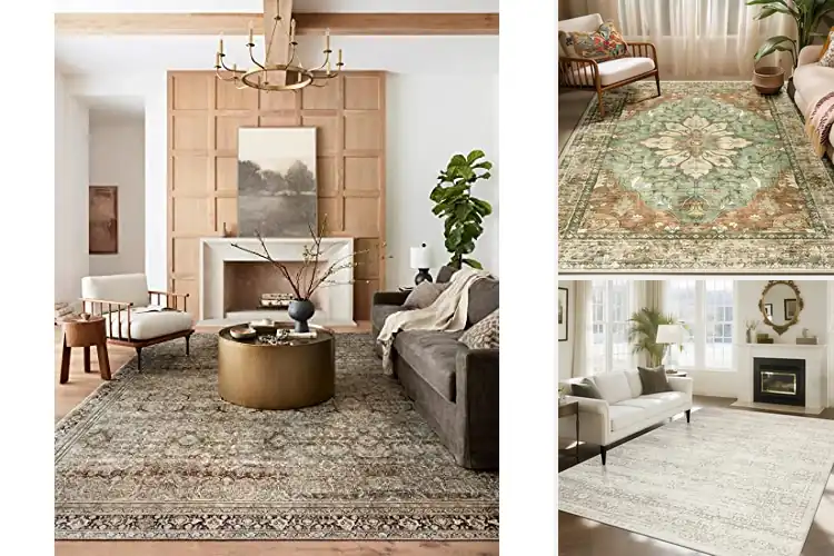 Detailed view of 10 Best Printed Rugs for a Cozy Home