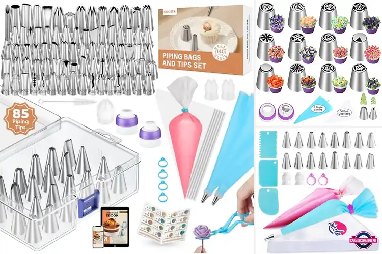 Detailed view of Best Pro Grade Frosting Tips Set