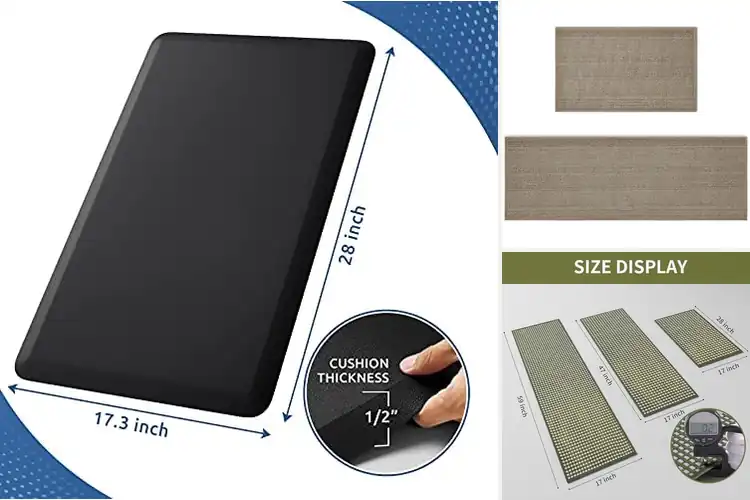 Detailed view of 10 Best Rubber Backing Kitchen Mats for Safe Comfort