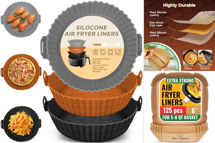 Detailed view of 10 Best Safe Food-Grade Air Fryer Liners: Top Picks