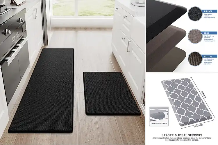 Detailed view of 10 Best Soft Kitchen Mats: Turn Cooking into Bliss