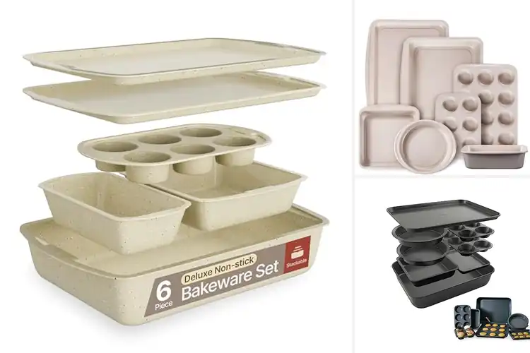 Detailed view of Best Space Saving Bakeware Sets