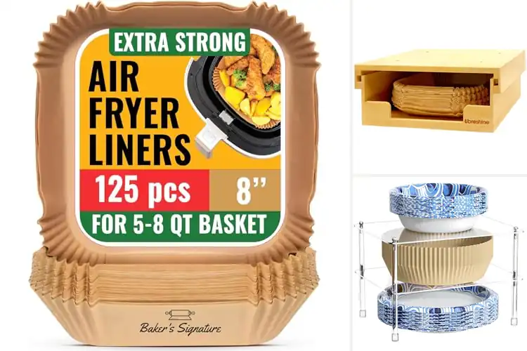 Detailed view of Best Space Saving Storage For Air Fryer Liners