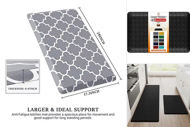 Detailed view of 10 Best Stain Resistant Kitchen Mats for Easy Cleanup