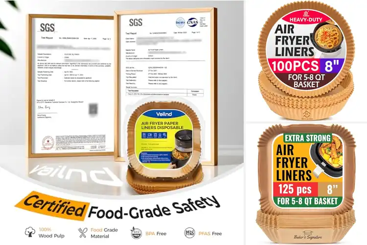 Detailed view of Best Stain Resistant Parchment Liners For Air Fryer