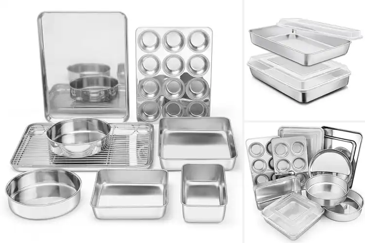 Detailed view of Best Stainless Steel Baking Pans