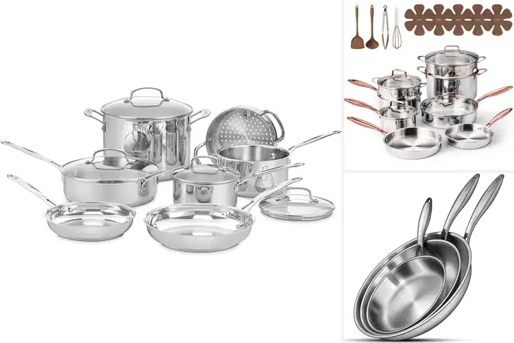 Detailed view of Best Stainless Steel Pans
