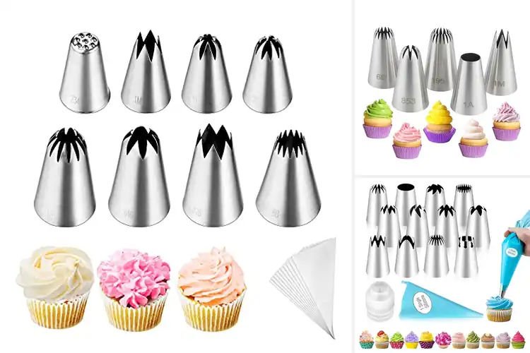 Detailed view of Best Stainless Steel Piping Tips Set For Icing