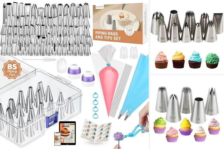 Detailed view of Best Stainless Steel Piping Tips Set
