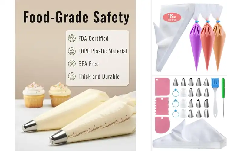 Detailed view of Best Thickened Piping Bags Material