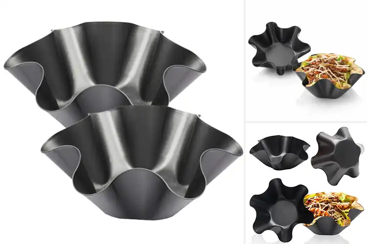 Detailed view of Best Tortilla Maker Shell Pans