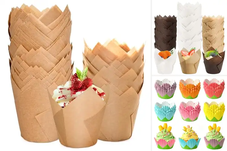 Detailed view of Best Tulip Style Cupcake Liners