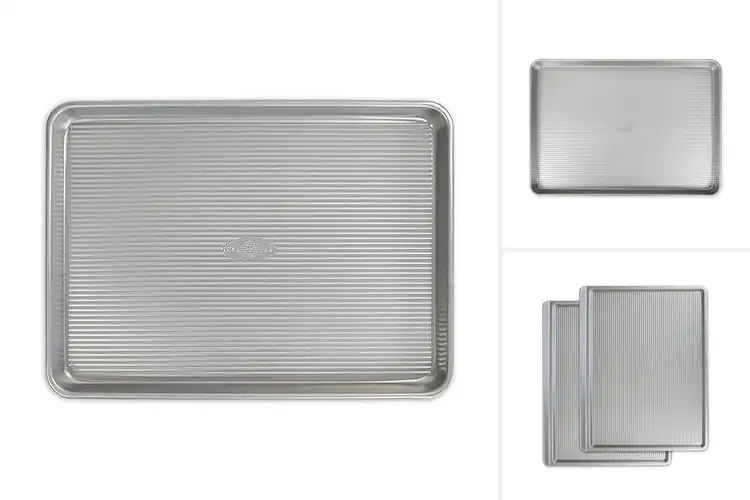 Detailed view of 10 Best USA Made Sheet Pans: Bake Happy