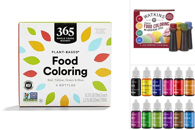 Detailed view of 10 Best Vegan Food Coloring for Vibrant Baking