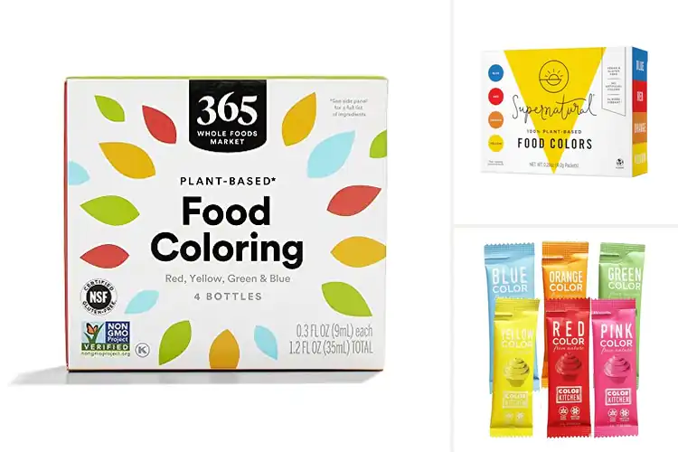 Detailed view of Best Vegan Friendly Food Colors