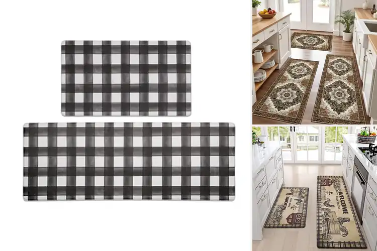 Detailed view of 10 Best Vintage Farmhouse Kitchen Mats for Cozy Cooking