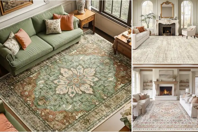 Detailed view of 10 Best Vintage Rugs for Timeless Home Style