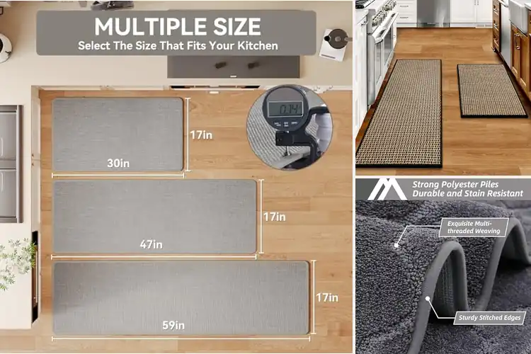 Detailed view of 10 Best Water Absorbent Kitchen Rugs – Soak Up Spills Fast