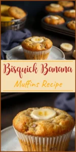 Bisquick Banana Muffins Recipe Vertical Photo