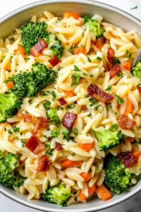 Broccoli Cheddar Orzo Photo
