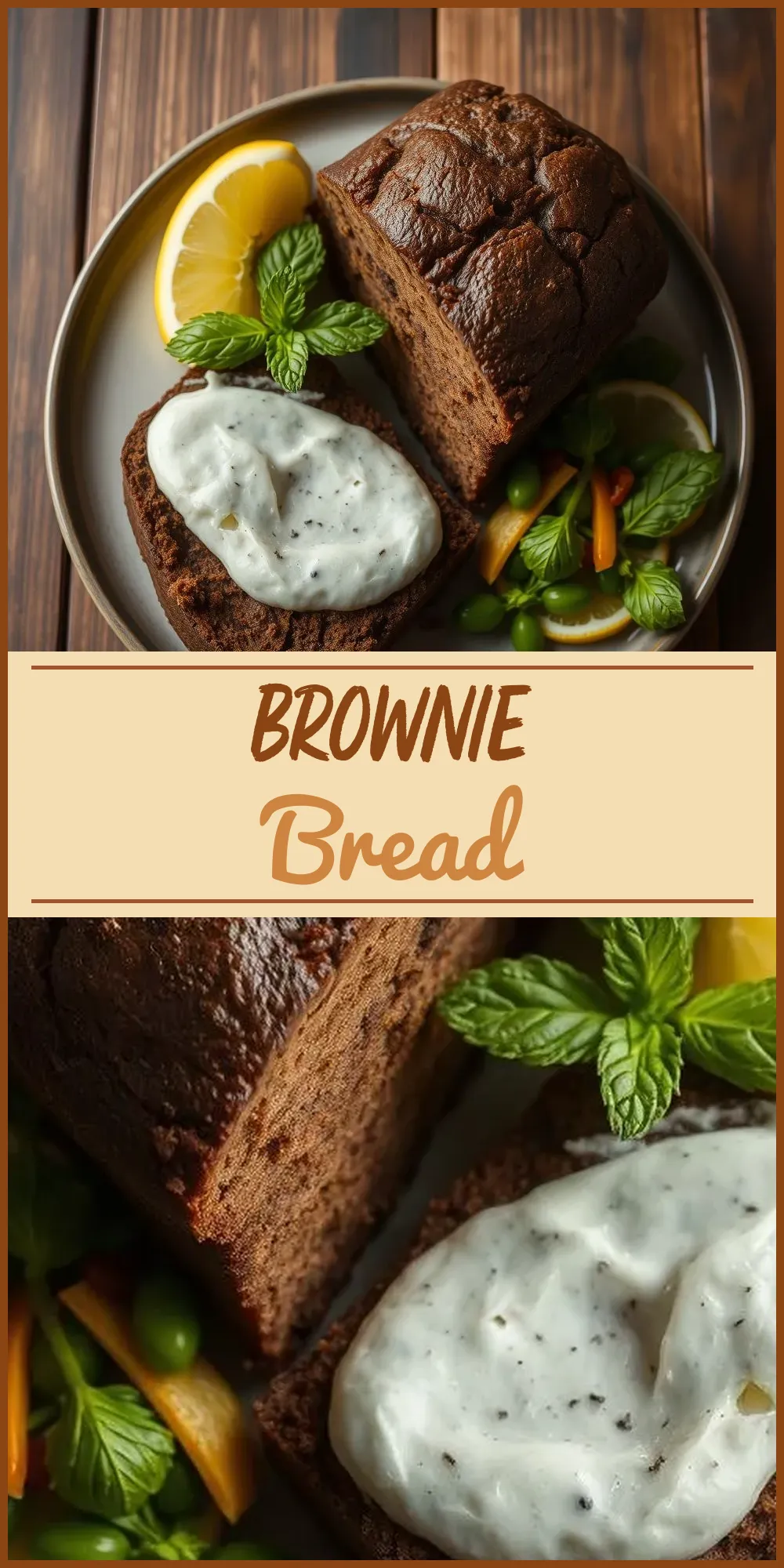 Brownie Bread Vertical Photo